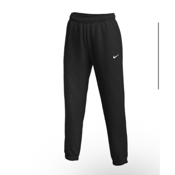 Nike Team Club Women's Training Joggers Pants Black Athletic Sweatpants Small - Picture 1 of 11